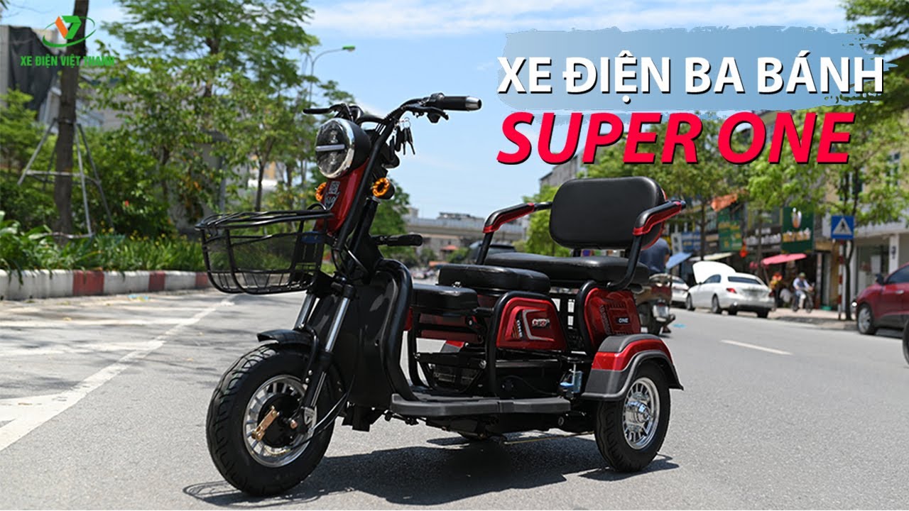 Đánh giá xe điện ba bánh Super One: 3 chỗ ngồi, hiện đại, dễ lái!
