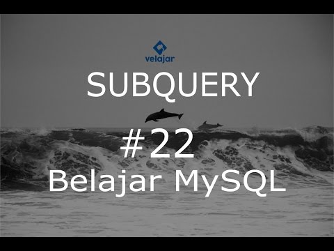 Video: Apa salah satu kategori dari subquery?