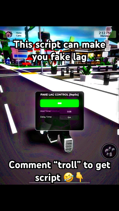This roblox script makes you fake lag (FE) #roblox #scripts #hacks #fescripts #shorts