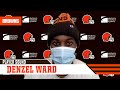 Denzel Ward: "I was excited just being back on the football field."
