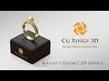 Joaillerie - Bague Perle 3D CAO