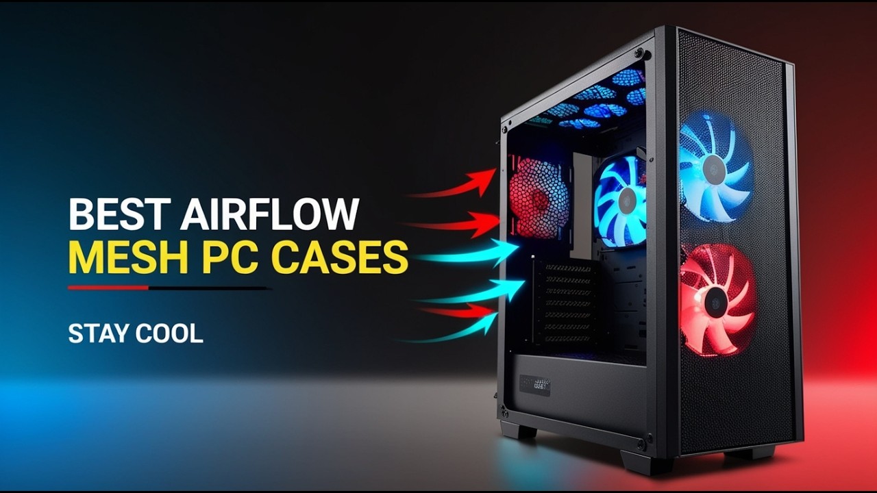 5 Best Mesh PC Cases for Ultimate Airflow & Performance - YouTube