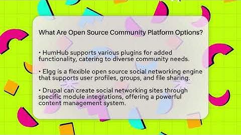 What Are Open Source Community Platform Options? - Everyday-Networking