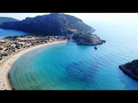 παραλία Βοϊδοκοιλιας (voidokilia beach) mavic mini drone video