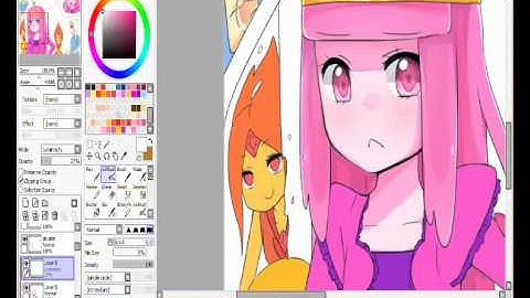 {(Speedpaint)} Adventure Time Burning Low