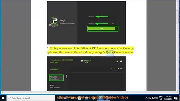 Search for different VPN locations/servers in IPVanish on Amazon Fire Stick and Fire TV