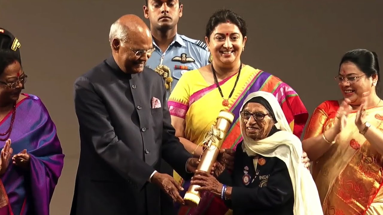 93-year-old Chandigarh athlete Mann Kaur among 15 awarded Nari Shakti  Puraskar