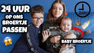 24 UUR VOOR ONS BABY BROERTJE ZORGEN !! [HEEL VERMOEIEND!!]  Broer en Zus TV #681