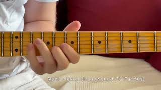 2022 Fender Custom Shop Ltd. Fat 50s Stratocaster - Chocolate 2-Tone Sunburst ("Brownie") - Demo screenshot 3