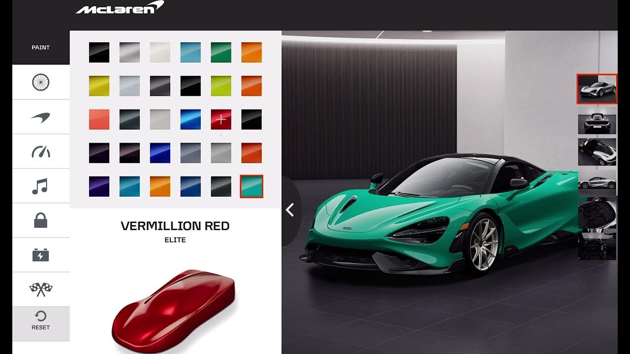 McLaren 765LT Configurator (Highest Configured 765LT Ever) - YouTube