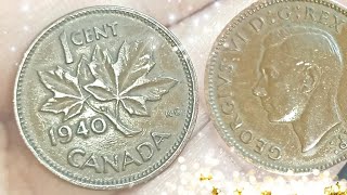 1 cent 1940 Canada coin review