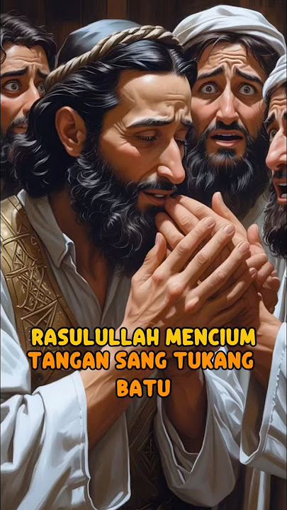 Rasulullah Mencium Tangan, Sang Tukang Batu #viralvideo  #kisahnabi