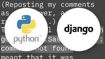 Django Sass Compressor django_libsass.SassCompiler: command not found