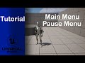How to make Main Menu and Pause Menu Tutorial UE5