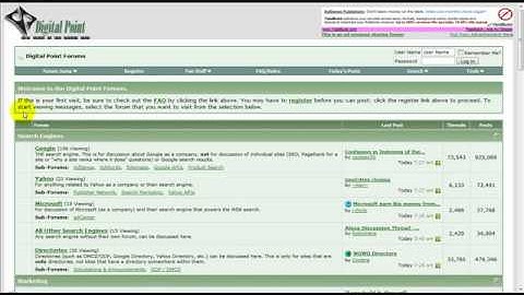 Digital Point forum registration - video tutorial
