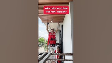 Mẫu trần ban công gỗ nhựa HOT nhất hiện nay | Gỗ nhựa phủ ASA