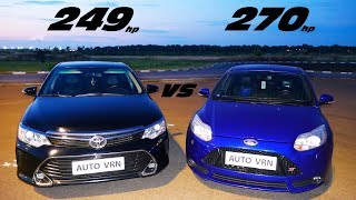 Camry 3.5 Vs Ford Focus 3 St. Гонка !!!