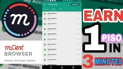 Mcent Browser | Earn 1000 points in 3 Minutes