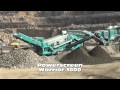 Powerscreen XA400s Jaw Crusher feeding a Powerscreen Warrior 1800 at MA Crushing