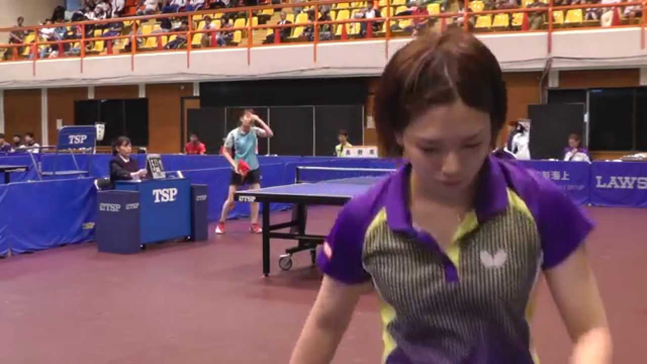 卓球 天野優 東京 ｻﾝﾘﾂ Vs 酒井春香 大阪 ﾐｷﾊｳｽ 4g 和歌山国体 15 9 27 Youtube