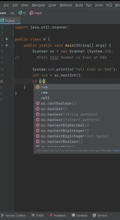This code tells the number is Even or Odd #java_code #java_programming ...