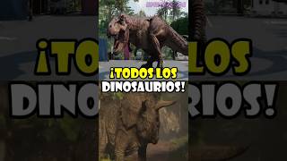 ¡TODOS LOS DINOSAURIOS REVELADOS DE JURASSIC PARK: SURVIVAL! #JurassicPark #JurassicWorld #Shorts