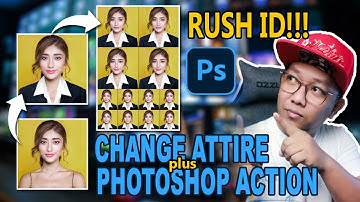 RUSH ID I PHOTOSHOP ACTION I CHANGE ATTIRE I TAGALOG TUTORIAL