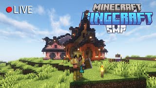 สร้างบ้านต่อ พอให้อยู่อาศัย | Minecraft Kingcraft SMP #Live