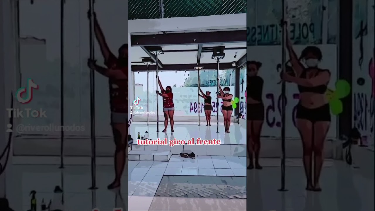 tutorial giro al frente pole, tutorial giro, pole dance tutorial. giro basico