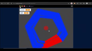 reviewing my remake of super hexagon (scratch)