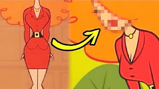 5 Cartoon Characters Who Secretly Revealed Their Faces!