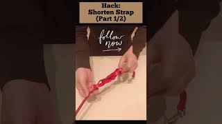 How to Shorten Any Bag Strap 🤫 #shortsfeed