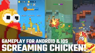 Screaming Chicken Gameplay (Android & iOS) screenshot 1