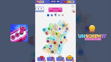 Screw Out: Jam Puzzle - Level 185 - Gameplay walkthrough