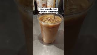 How to make Iced Caramel Macchiato