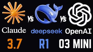 Claude 3.7 Sonnet vs DeepSeek R1 vs OpenAI ChatGPT O3 Mini - AI Model Math and Coding Testing