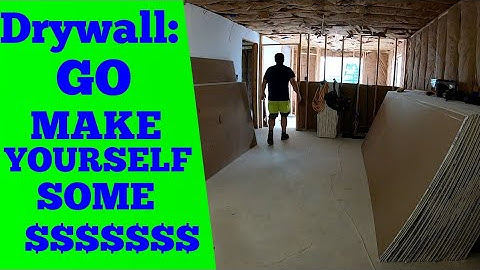 Drywalling a basement: This series of videos will show you step for step how to hang and finish