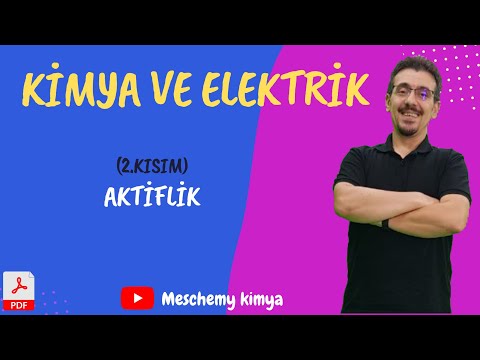 kimya ve elektrik aktiflik, ayt kimya, aktiflik ayt kimya