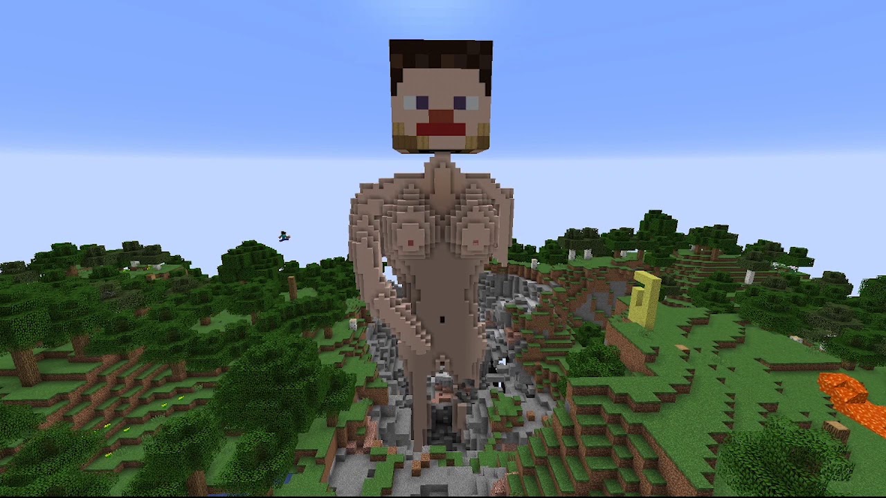 Naked minecraft steve