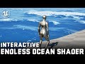 Open World Endless Ocean Shader - Unreal Engine 5 Showcase