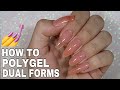 HOW TO: DUAL FORMS with POLYGEL | Madam Glam |ISABELMAYNAILS