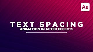 Text Spacing Animation in After Effects | Text Tracking Animation / Kerning Animation // Typography by Creative Lab 51,894 views 3 years ago 2 minutes, 8 seconds