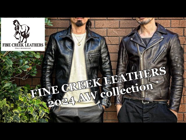 FINE CREEK LEATHERS 2024年秋冬展示会にて代表の山崎さんに新作のご説明をして頂きました🙇（ファインクリーク）