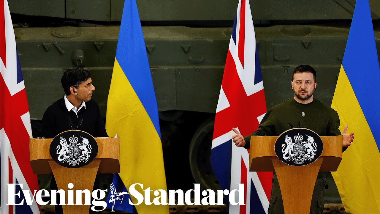 Rishi Sunak gives Challenger 2 tanks pledge during press conference with Zelensky