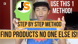 FIND PRODUCTS NO ONE ELSE IS USING THIS 1 METHOD FOR PRODUCT RESEARCH! STEP BY STEP!