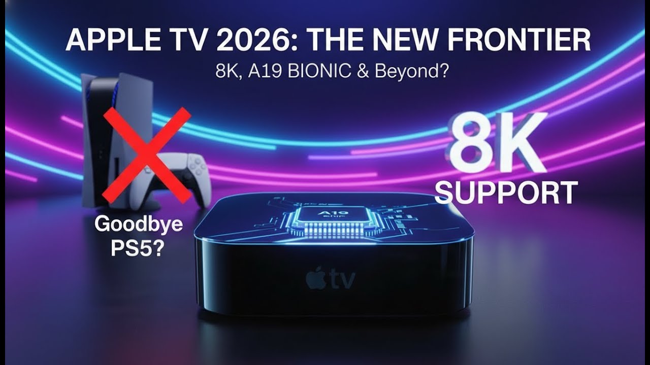 Apple TV 4K 2026 is INSANE! 😱 8K Support & A19 Chip — Goodbye PS5 - YouTube