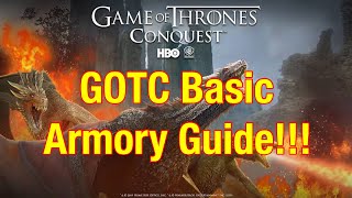 Game Of Thrones Conquest - Basic Armory & Crafting Guide!!! screenshot 4