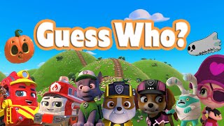 Guess Who! Mighty Express + PAW Patrol + Abby Hatcher Halloween Game! | Mighty Express Official