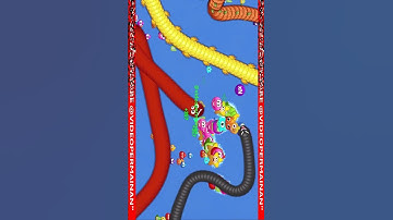 Snake Battle Worm Snake Game 5 #games #shortsvideo #wormszone #shotsyoutube #snake #gaming #gameplay