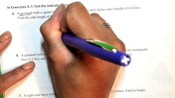 12 5 Volumes of Pyramids and Cones